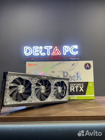 Видеокарта RTX 3080 Palit GameRock 10GB