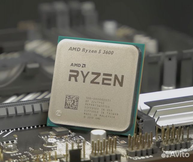 AMD Ryzen 5 3600 6 ядер-12 потоков, PCI-E 4.0