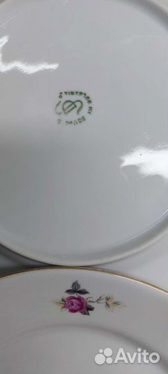 Тарелки, блюдца, чайник заварочный