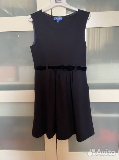 Школьное платье и рубашка, рост 140