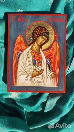 Ангел Хранитель рукописная икона