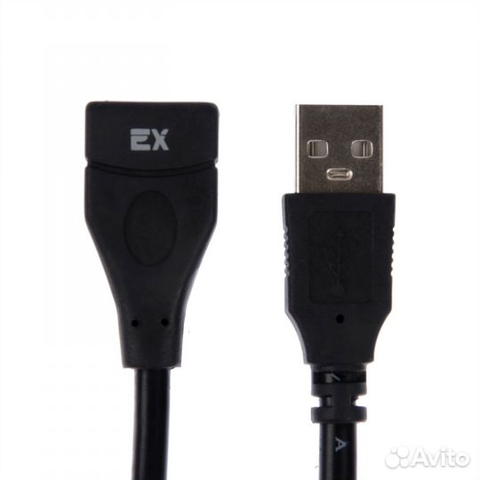 Удлинитель USB 2.0(AM) x USB(AF) -2.0м. Exployd EX