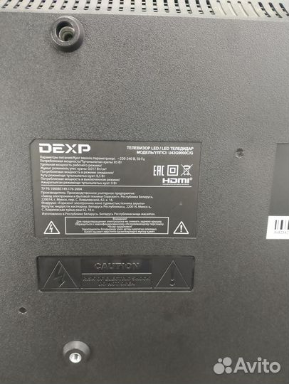 Телевизор Dexp U43G9000C/G