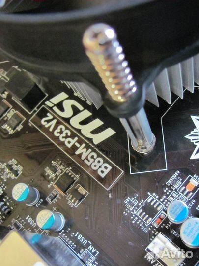 MSI B85M-P33 V2 + CPU G3460 + память 4Gb