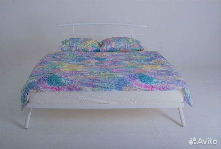 Кровать двуспальная сакура (160х200/металлическое