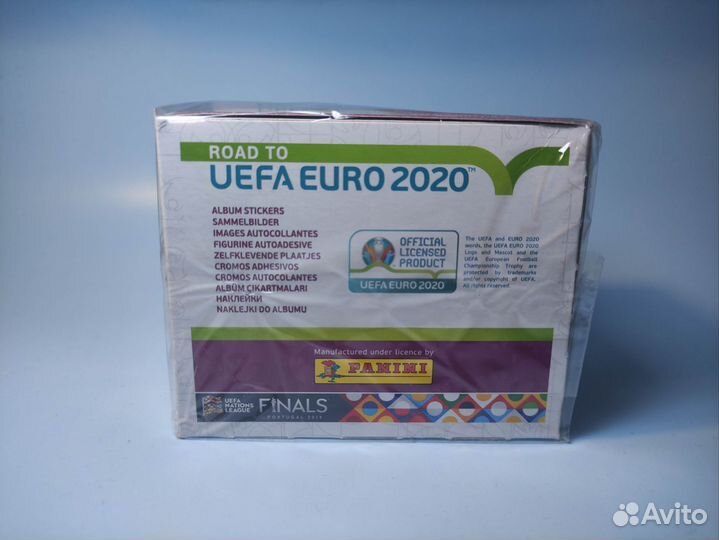 Блок (50 пакетиков) panini дорога на Евро 2020
