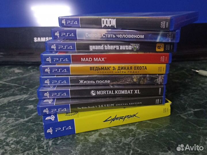 Диски на sony playstation 4