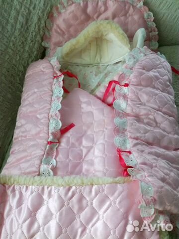 Конверт на выписку, на овчине