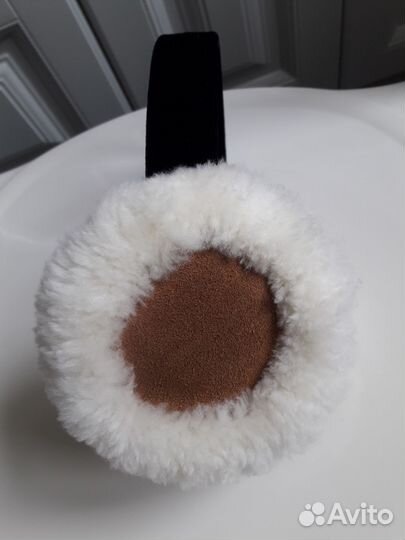 Меховые теплые наушники