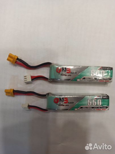 2 аккумулятора GNB 2S 550mAh