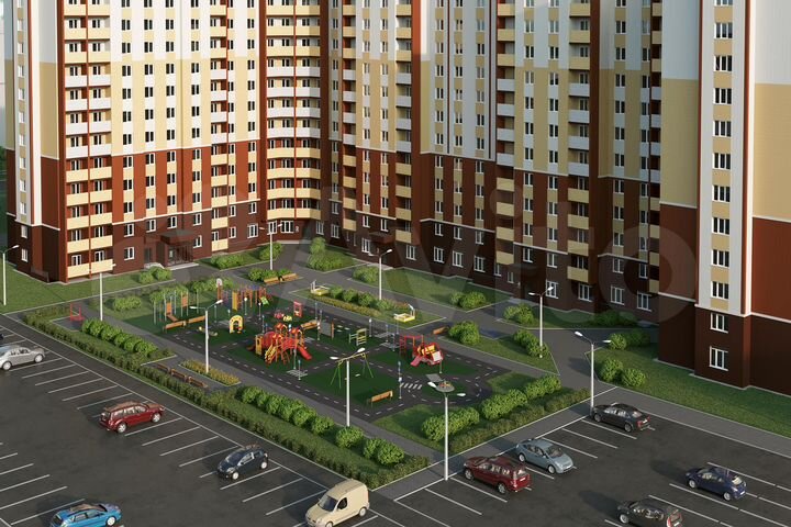 1-к. квартира, 44,4 м², 12/12 эт.