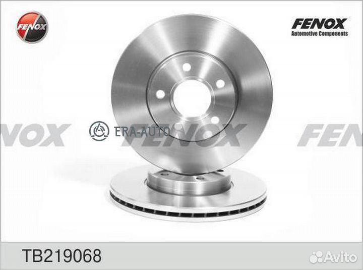 Fenox TB219068 Диск тормозной передний Ford Focus