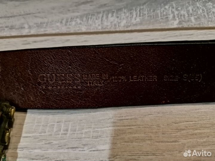 Ремень кожа Guess р.М (85 см)