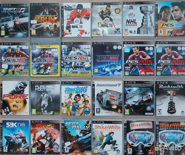 Спортивные игры на ps3, гонки, танцы, футбол пс3