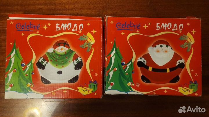 Тарелки новогодние