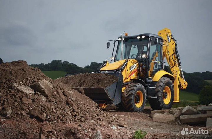 Услуги аренда экскаватора погрузчика Бетмана