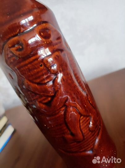 Керамическая бутылка времён СССР