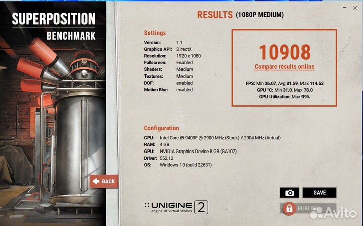 Игровая видеокарта palit rtx 3050 8gb на пломбе