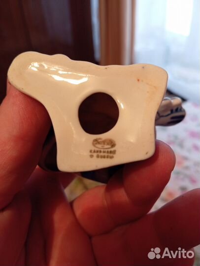 Фарфоровая статуэтка гжель обезьяна бард