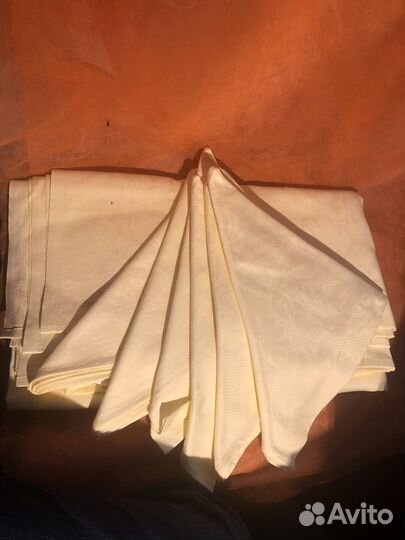 Скатерть с 6 салфетками 100 коттон СССР