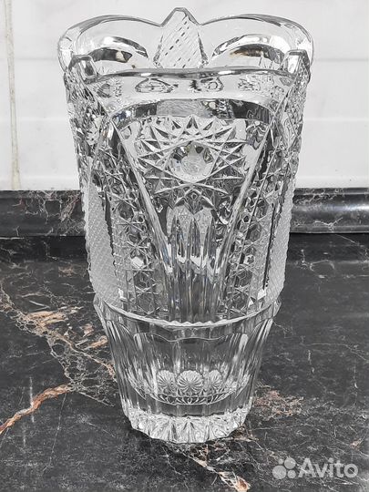 Вазы для цветов, хрусталь, СССР