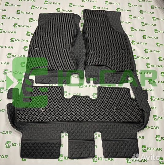 Новые 3d коврики из экокожи для Toyota Wish 2