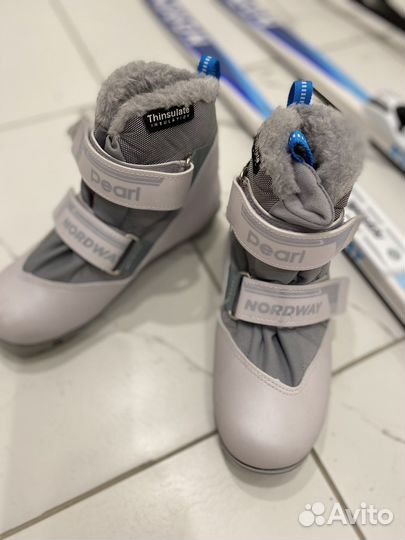 Лыжи детские, для школы, беговые полный комплект