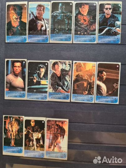 Наклейки от жвачек Terminator vidal