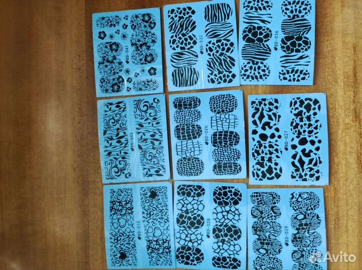 Наклейки для ногтей 2