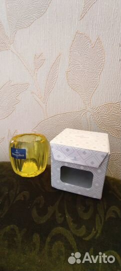 Villeroy boch подсвечник жёлтый новый
