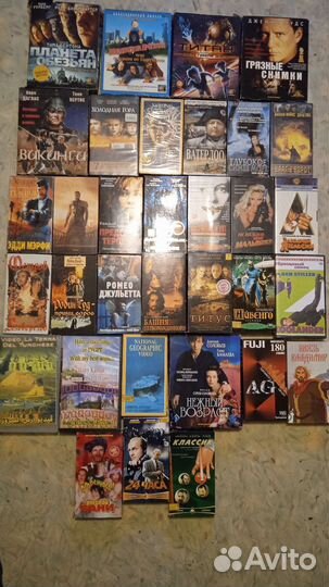 Видеокассеты, с зарубежными и российскими фильмами