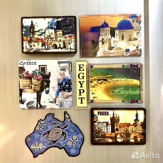 Магниты на холодильник из разных стран