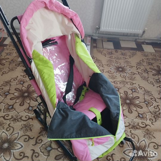 Детские санки коляска бу