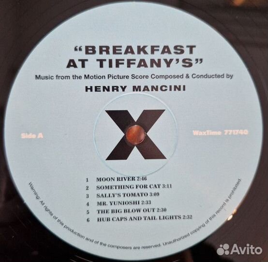 Винил OST – Henry Mancini-Breakfast AT Tiffany's