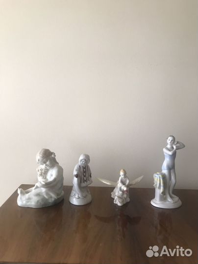 Фарфоровые статуэтки СССР дети