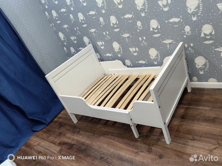 Растущая кровать с матрасом детская Икеа