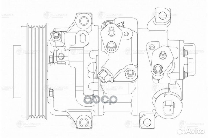 Компрессор кондиц. для а/м Toyota Corolla (07)