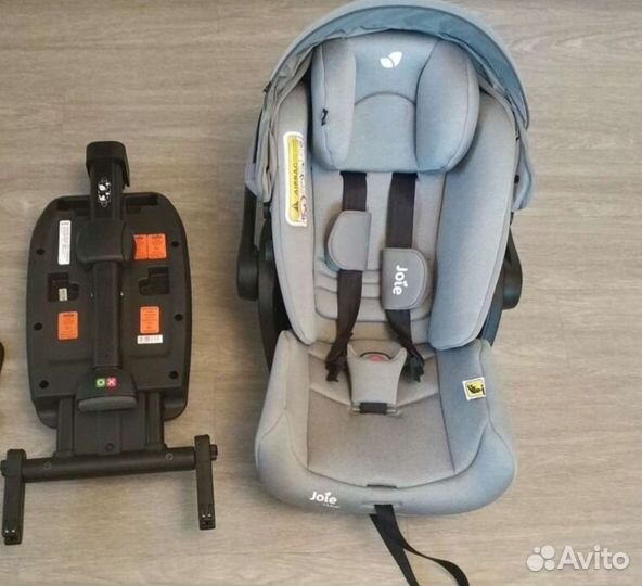 Автолюлька 0+ joie i level (i-size) + база isofix