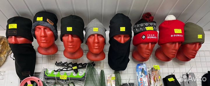 Флисовый комплект шапка и шарф/баф 