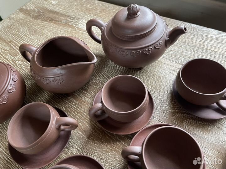Чайный сервиз из исинской глины, 6 персон, Китай