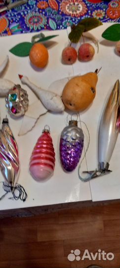 Елочные игрушки СССР одним лотом
