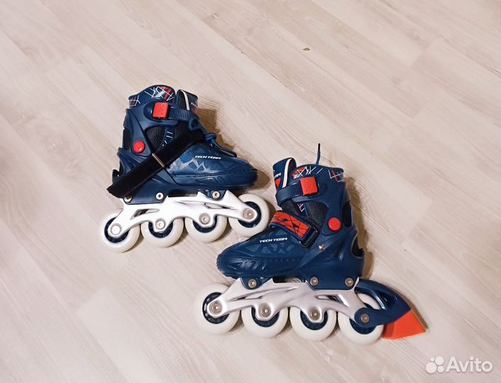 Роликовые коньки и защита