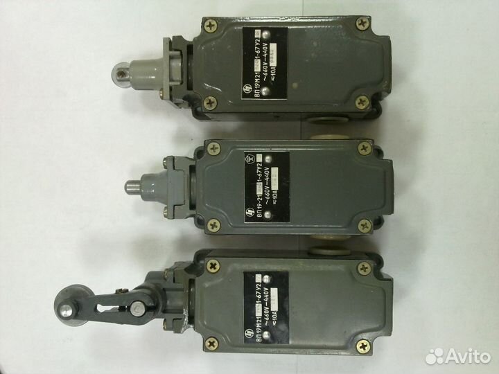 Концевые, путевые выключатели импорт, Россия, СССР