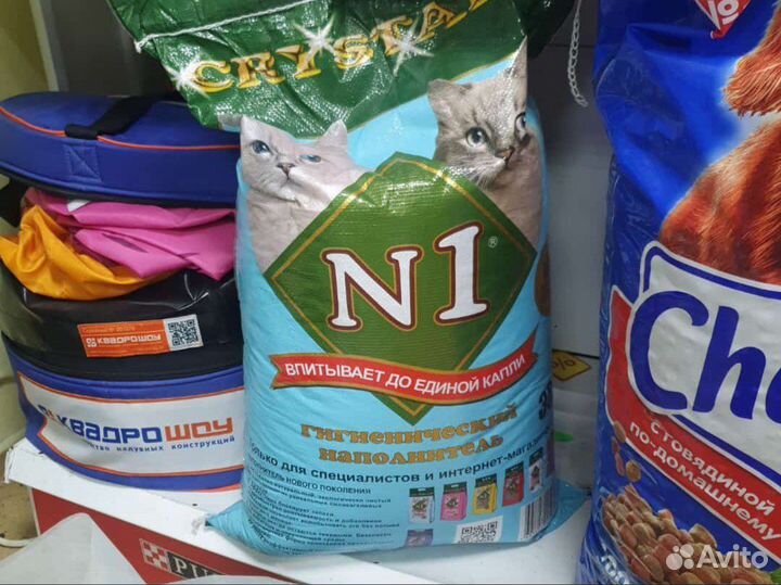 Наполнитель для кошачьего туалета crystal N1