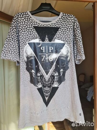 Футболка Philipp Plein со стразами, оригинал