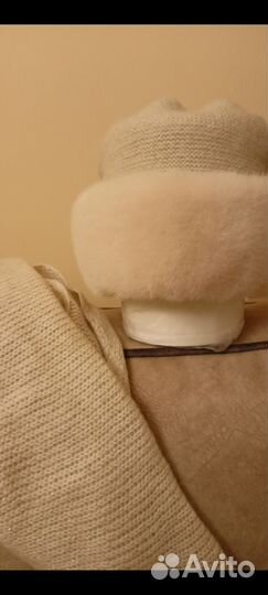 Шапка + платок комплект