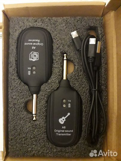 Беспроводная система для электрогитары A8, новая