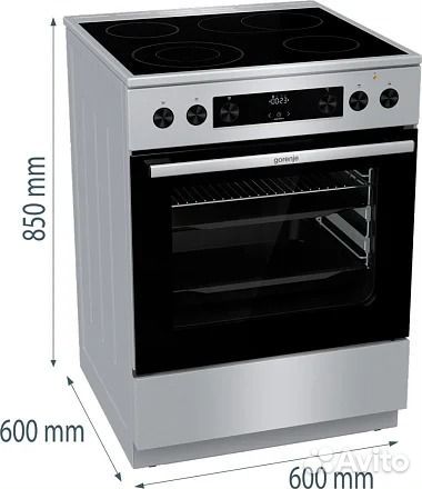 Электрическая плита Gorenje gecs6C70XPA