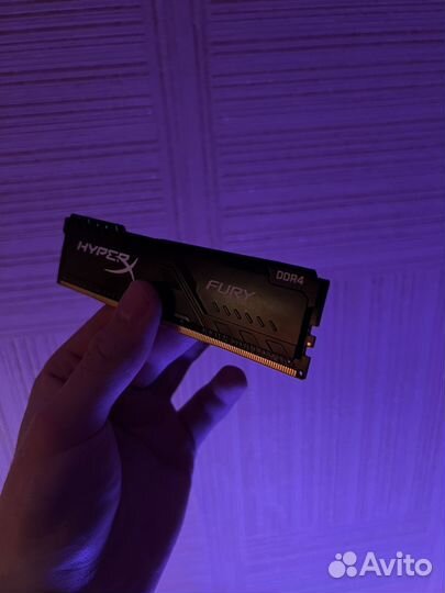 Оперативная память ddr4 HyperX fury 16gb