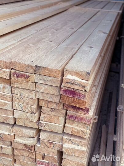 Доска обрезная 40х100х6000мм ГОСТ